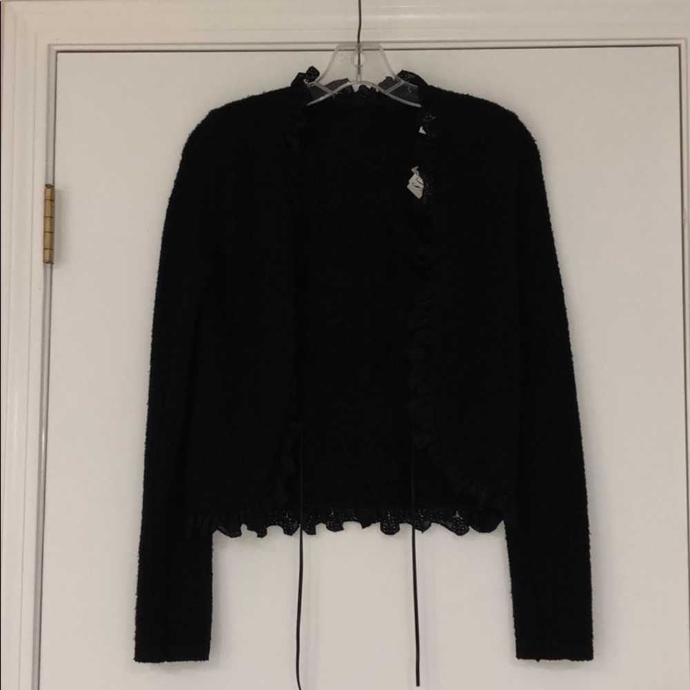 Black Cropped Sweater